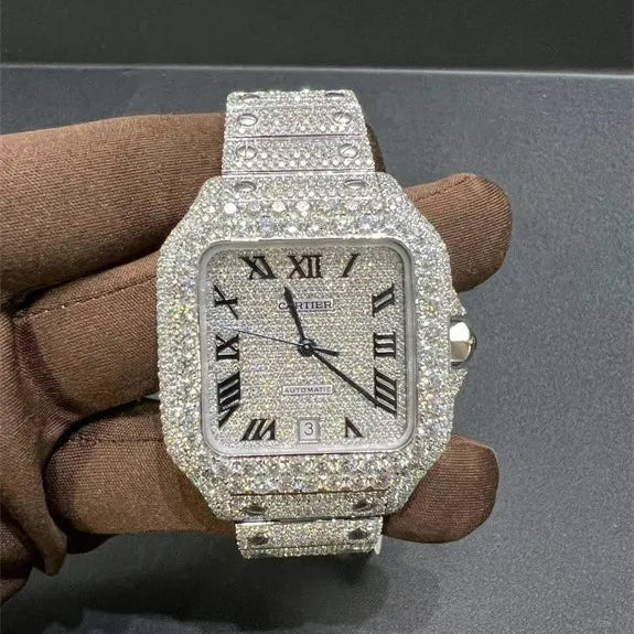 Iced Out VVS Moissanite Watch (Bust Down Cardi Edition)