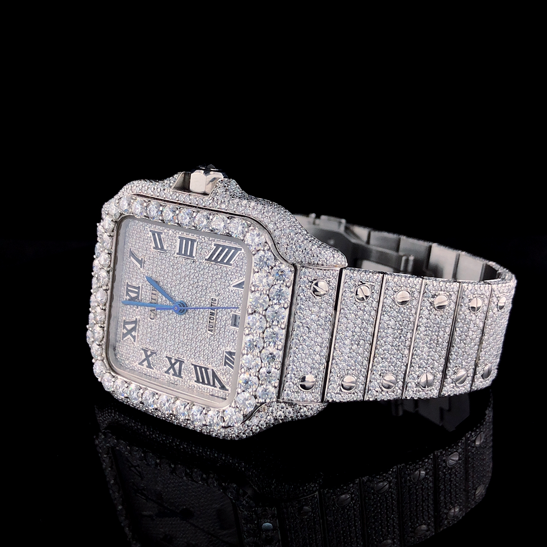Iced Out VVS Moissanite Watch (Bust Down Cardi Edition)