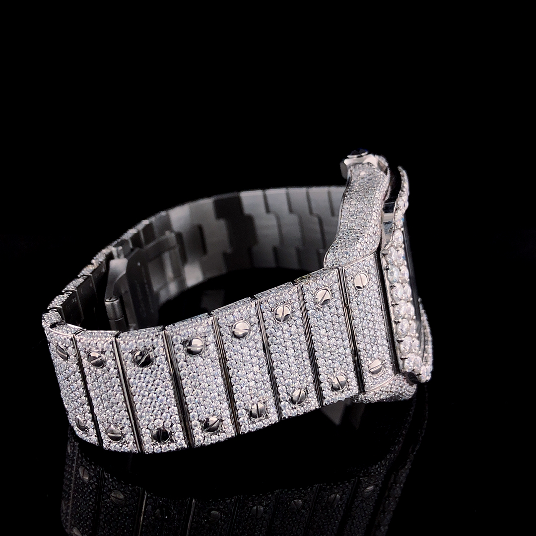 Iced Out VVS Moissanite Watch (Bust Down Cardi Edition)