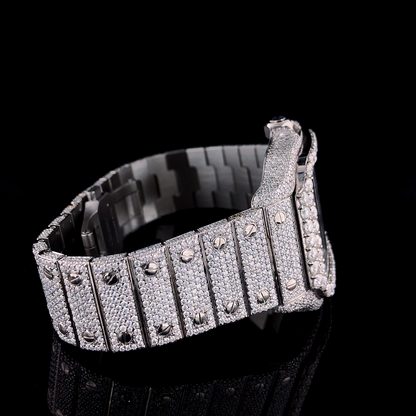 Iced Out VVS Moissanite Watch (Bust Down Cardi Edition)