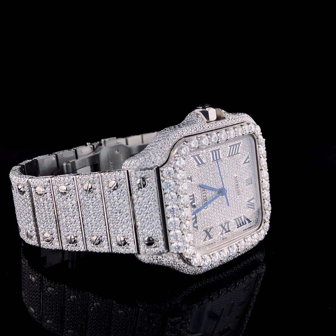 Iced Out VVS Moissanite Watch (Bust Down Cardi Edition)
