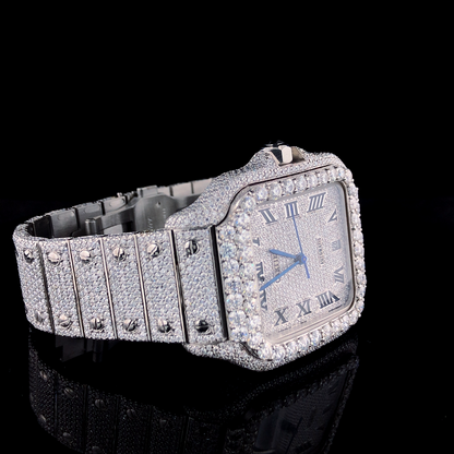 Iced Out VVS Moissanite Watch (Bust Down Cardi Edition)