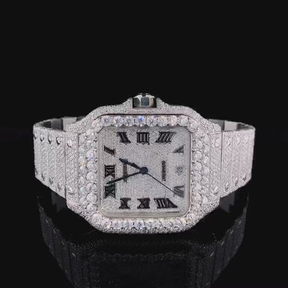 Iced Out VVS Moissanite Watch (Bust Down Cardi Edition)